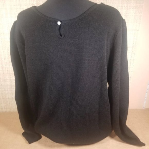 1980 Full Moon & Lightning Bolts Sweater Size 12 - Picture 5 of 7